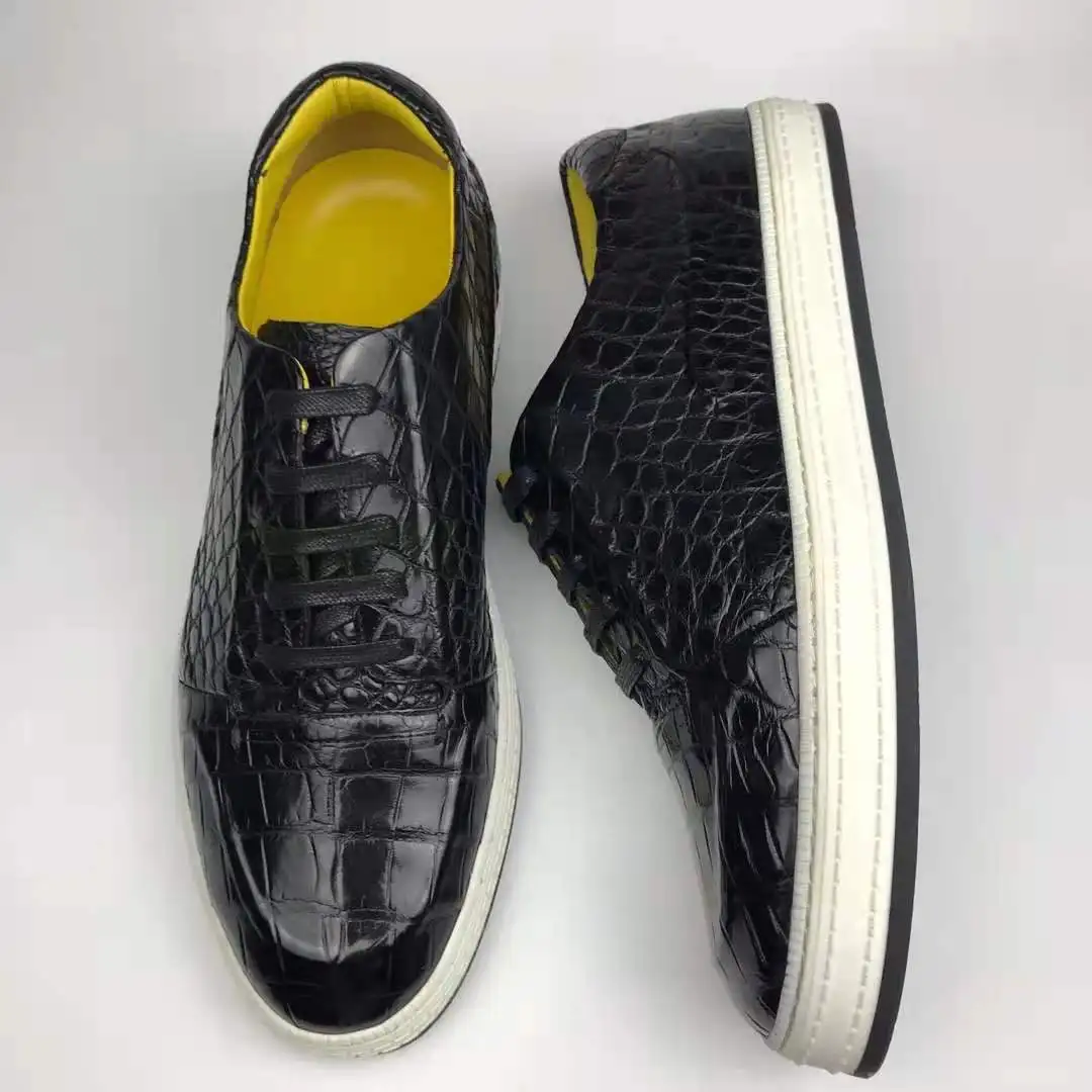 2023 Hot selling alligator latest shoes men crocodile leather wedding shoes for men 2023 original shoes for men