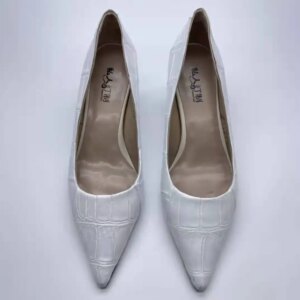 italian hand made women shoes luxury Genuine Crocodile Leather Women's Pump high quality formal leather shoes for ladies